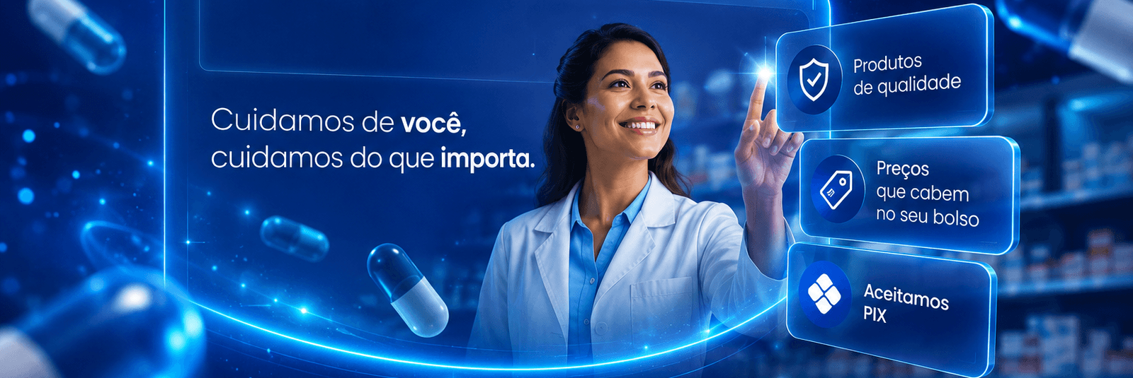 Cuidamos de vos, cuidamos lo que importa · RickFarma