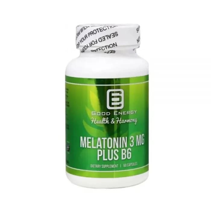 Melatonin 3mg plus B6 - Good Energy 60 caps