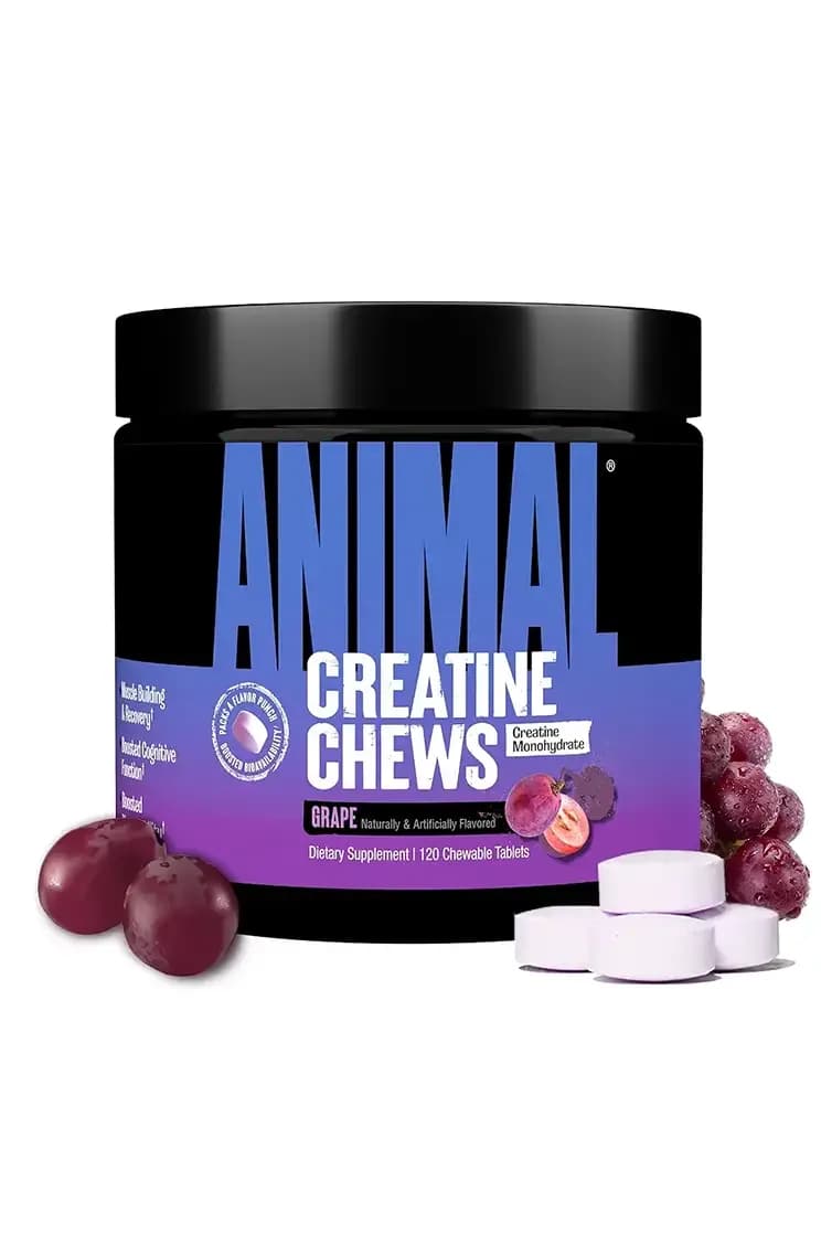 Animal creatine chews - sabor grape