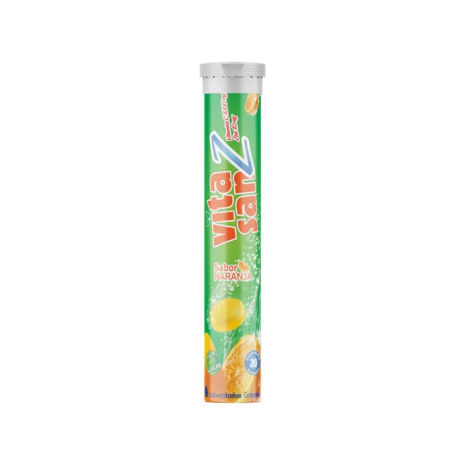 Vitasan vitamina C 1000mg zinco 10mg - sabor laranja