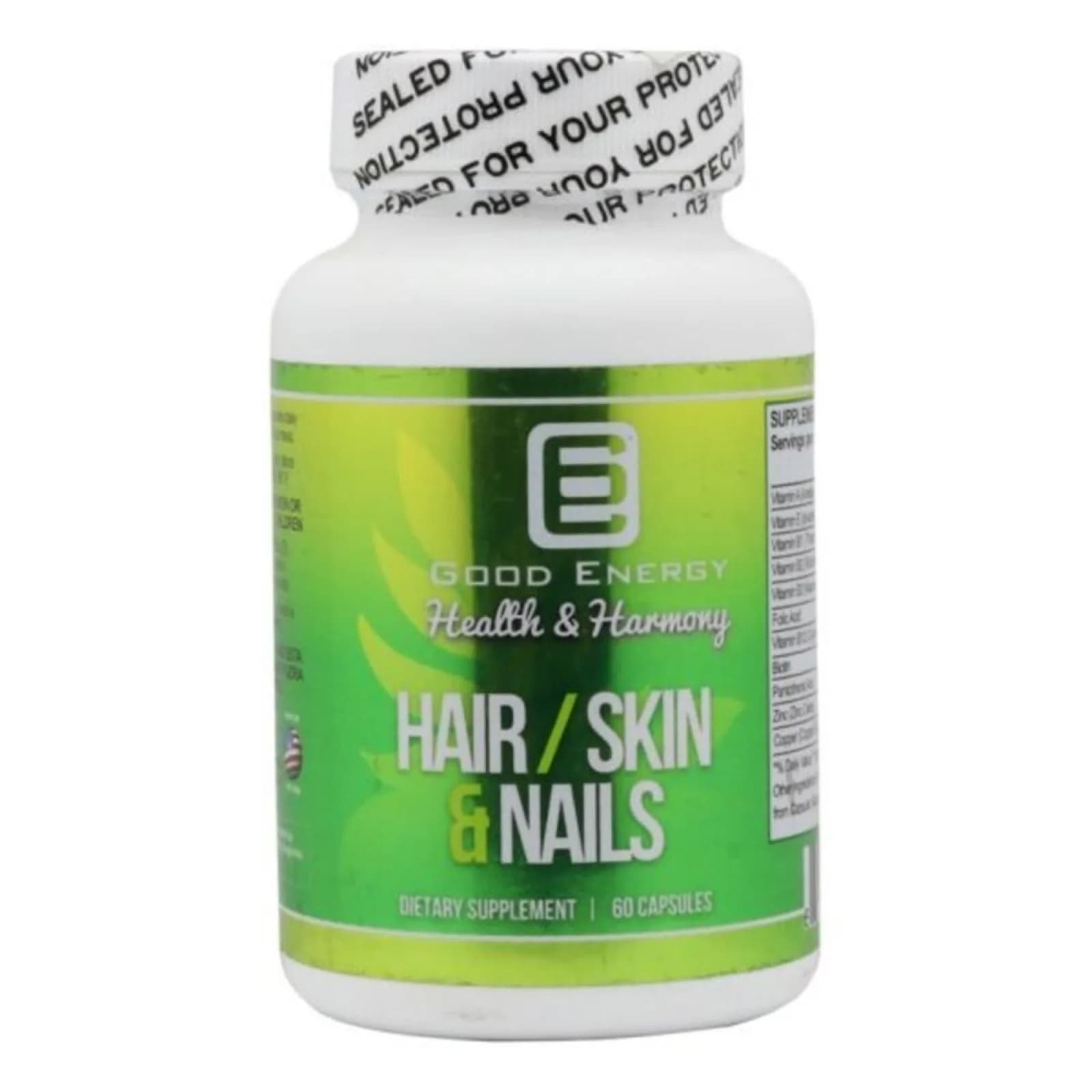 Hair, skin & nails - Good Energy 60 caps