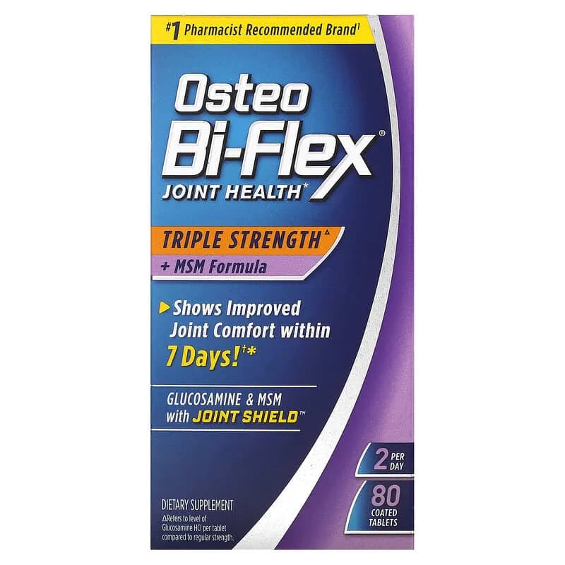 Osteo Bi-Flex e MSM Formula - 80 tabletes