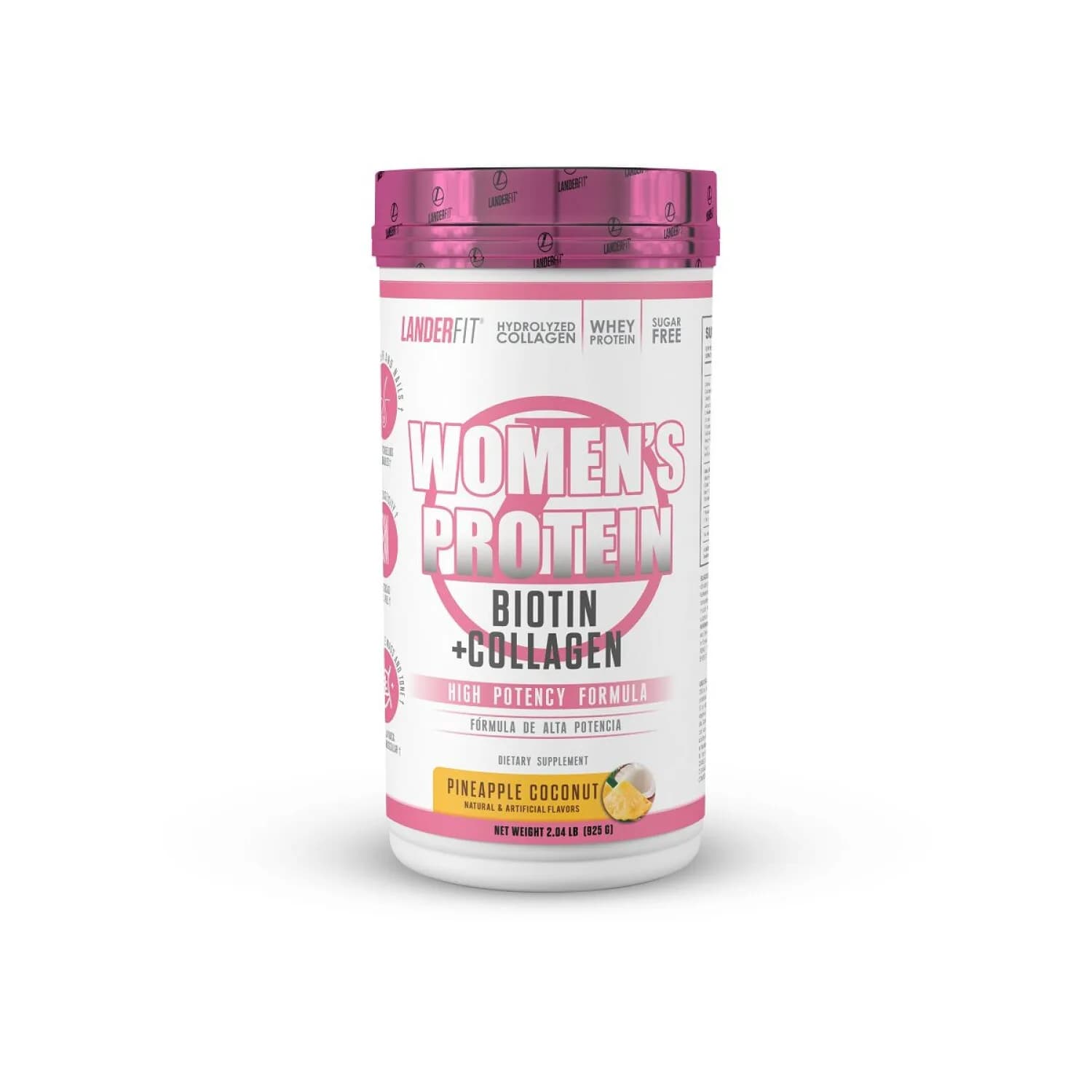 Women’s protein - biotin e collagen - pineapple coconut