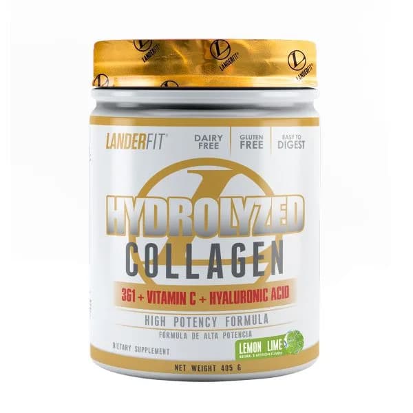Hydrolyzed collagen - lemon lime - Landerfit 405g